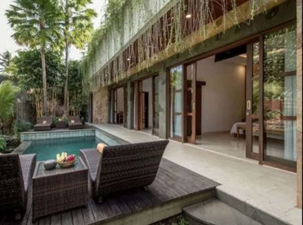 Private villa complex in Ubud with full furniture package